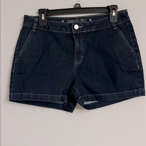 Jennifer Lopez  denim shorts. Waist=30”.